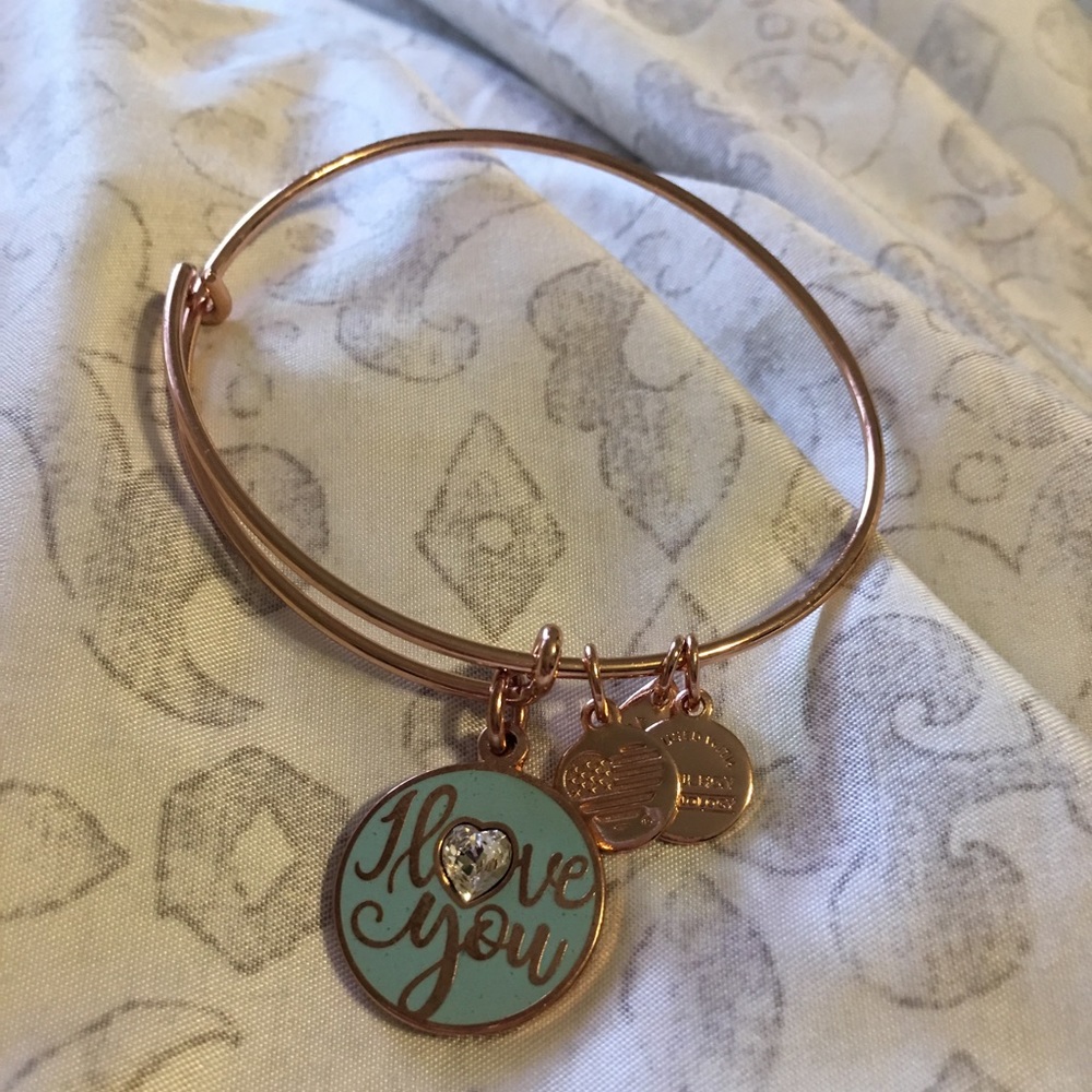Alex and Ani "I love you" bangle